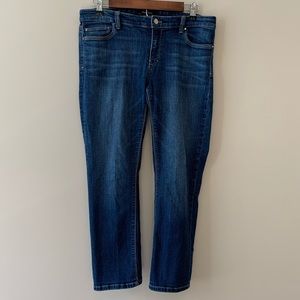 White House Black Market Crop Jeans sz 8